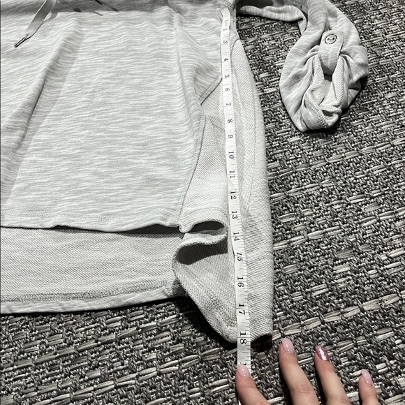 Calvin Klein | Grey Cowl Neck 3/4 Sleeve Sweater - Picture 10 of 16